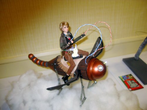 Cathy Jones incredible Steampunk Butterfly, check the video to see it in action. 2nd Place Adult Diorama winner