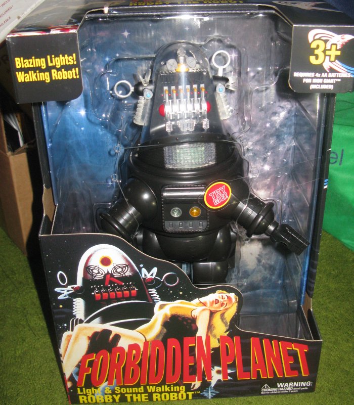 Warner Bros Forbidden Planet Robby The Robot Toy Action Figure for sale online 
