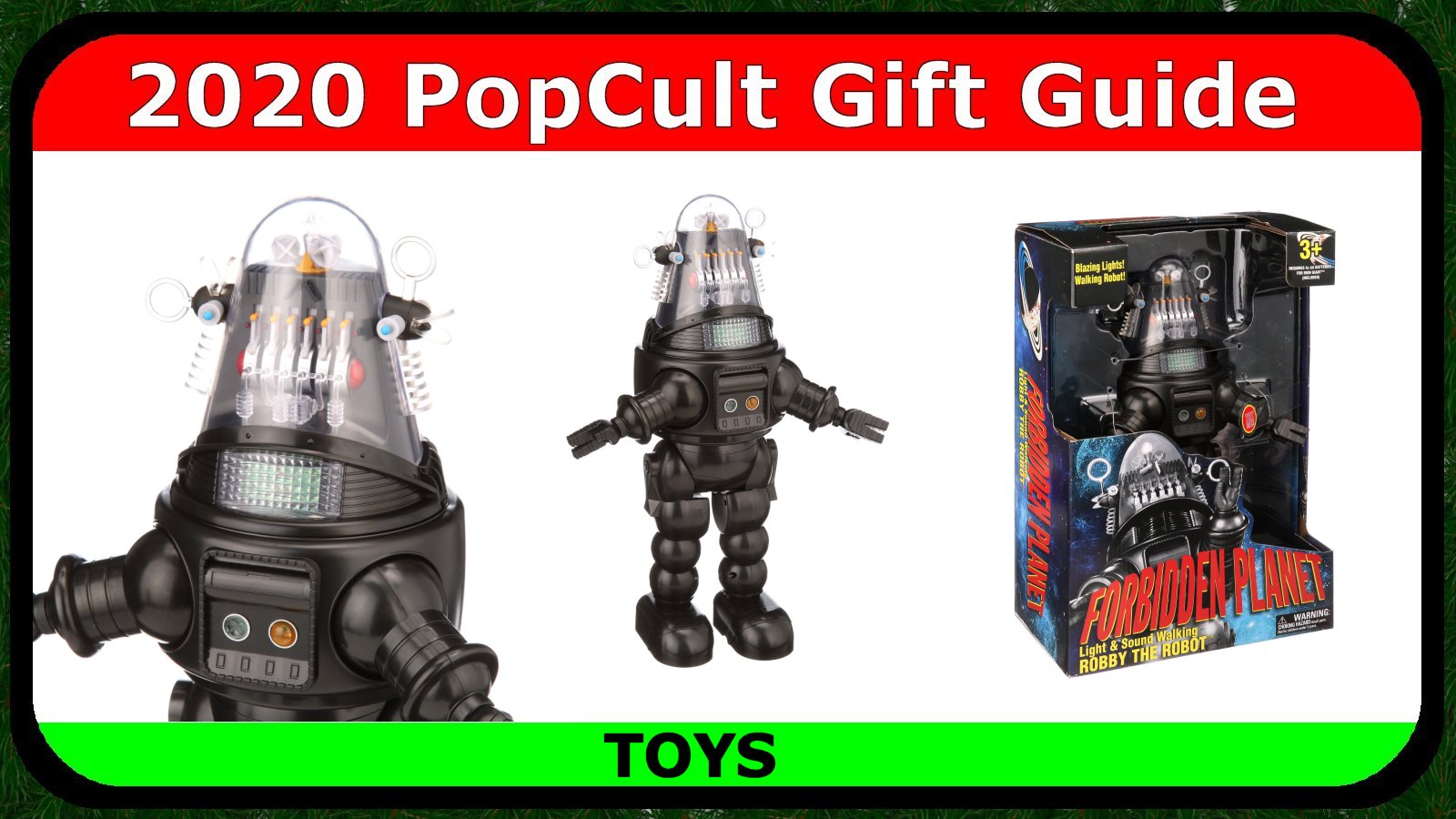 15" Light & Sound Walking Robby The Robot Toy Action Figure With Blazing Lights 