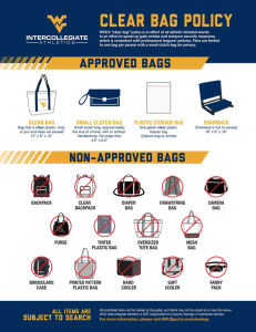 WVU Clear Bag Policy